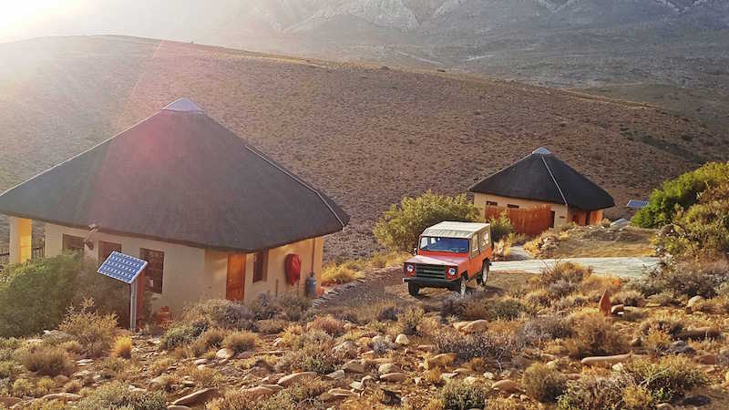V&ecirc;rgenoeg self-catering chalets on a farm near Prince Albert, Western Cape, South Africa