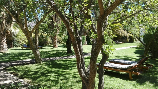 Relax in the extensive park-like Saxe-Coburg garden