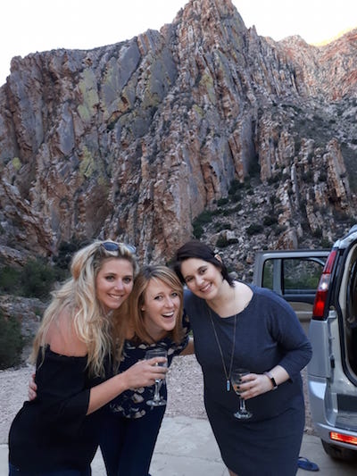 Sundowners at Eerstewater with John's Donkey